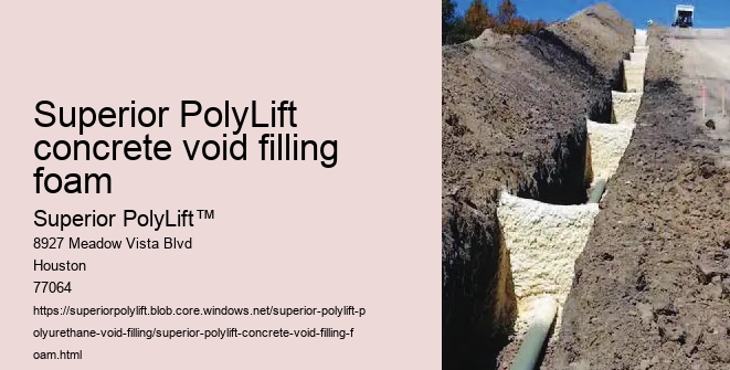Superior PolyLift concrete void filling foam