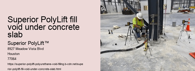 Superior PolyLift fill void under concrete slab