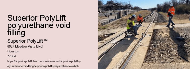 Superior PolyLift polyurethane void filling